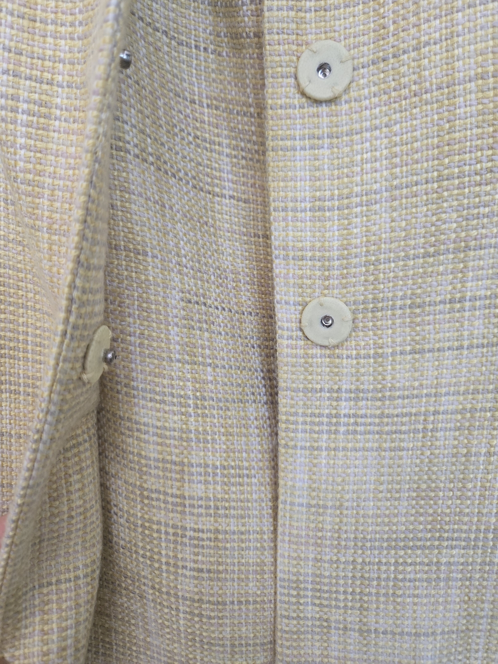 Anne Klein Cream Tweed Skirt Suit - Picture 3 of 12